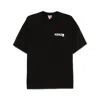 Kenzo Black Cotton T-shirt With Logo