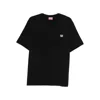 Kenzo Embroidered Crewneck T-shirt In Black