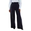 Kenzo Tailored Pleat Wool Pants In Blue