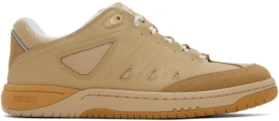 Kenzo Tan  Paris Pxt Trainers In Camel