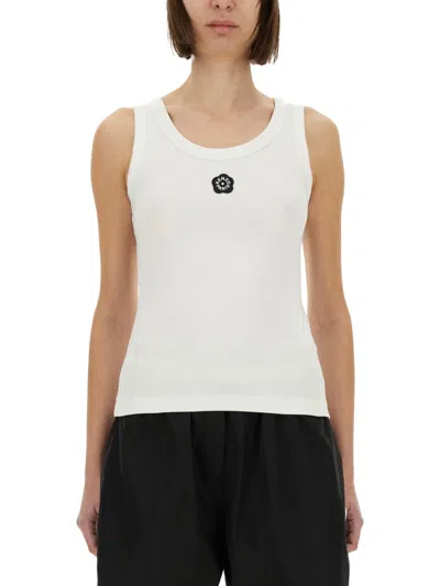 Kenzo Tank Top Boke Flower 2.0 In White