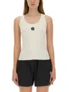 Kenzo Tank Top With Embroidery Boke Flower 2.0 In White