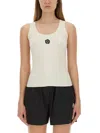 Kenzo Tank Top With Embroidery Boke Flower 2.0 In White