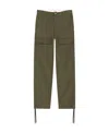 Kenzo Tapered Straight-leg Cargo Pants In Green