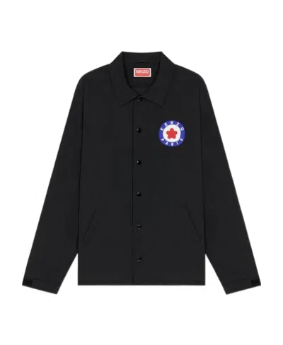 Kenzo Windproof Jacket In Blue