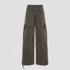 Kenzo Dyed Canvas Cargo Pants In Taupe