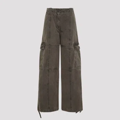 KENZO TAUPE LOGO PATCH PANT