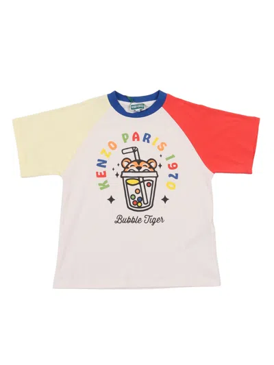 Kenzo Kids'  Tee Shirt In White