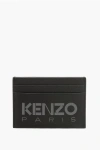 Kenzo Textured Leather Cardholder With Maxi Logo