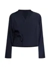 Kenzo Tie-waist Kimono In Blue