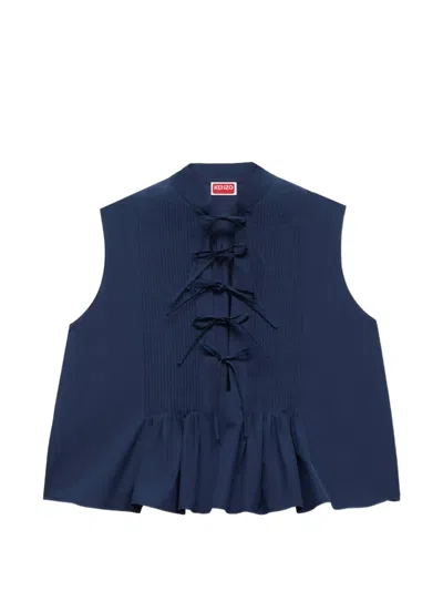 Kenzo Tie-fastening Blouse In Multi