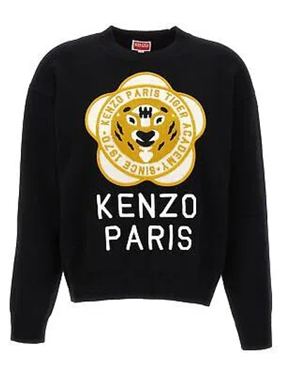 Pre-owned Kenzo Tiger Academy Sweater In Black