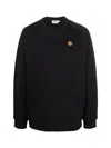 Kenzo Tiger Crest Logo Seasonal Sweatshirt In Black