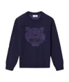 Kenzo Tiger Crew Neck Jumper In Black