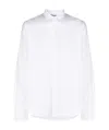 Kenzo Tiger Embroidered Button-front Shirt In White