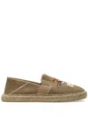 Kenzo Lucky Tiger Elastic Slip On Espadrilles In 褐色