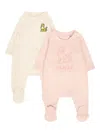 Kenzo Tiger-embroidered Pajama Set (set Of Two) In Pink
