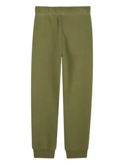 Kenzo Kids' Tiger-embroidered Track Pants In Green