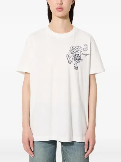 Kenzo Tiger Embroidery T-shirt