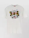 Kenzo Tiger Graphic Short Sleeve Crew Neck T Shirt In Multi