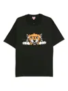 Kenzo Tiger Graphic T-shirt In Black