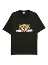 Kenzo Tiger Graphic T-shirt In Green
