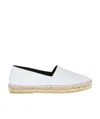 Kenzo Tiger Head Pattern Straw Woven Business Casual Shoes In White