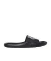 Kenzo Tiger Pool Mules In Black