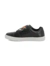 Kenzo Tiger-head Strap Sneakers In Black