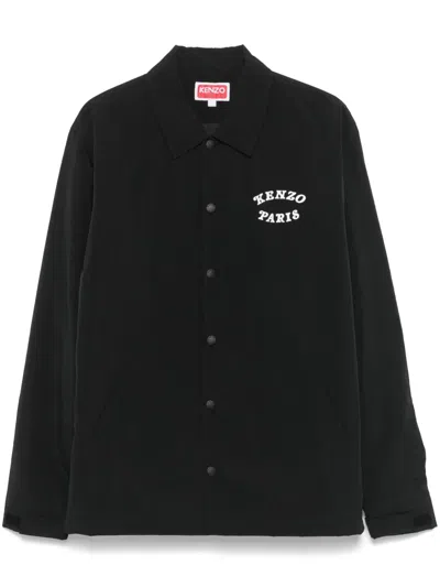 Kenzo Tiger-motif Jacket In Black