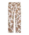 Kenzo Tiger Motif-print Cotton Leggings In Multicolor