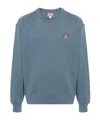 Kenzo 'lucky Tiger' Embroidered Classic Sweatshirt In Blue
