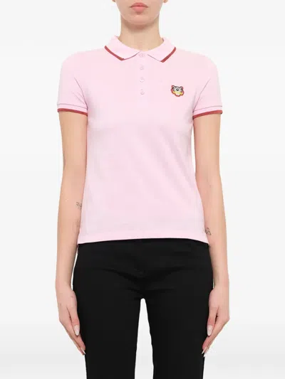 Kenzo Tiger Polo In Animal Print