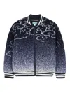 Kenzo Tiger-print Bomber Jacket In Blue