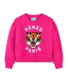 Kenzo Tiger Print Layered Sweatshirt In Pink