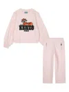 Kenzo Tiger-print Tracksuit In Pink