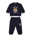 Kenzo Tiger-print Tracksuit Set In Black