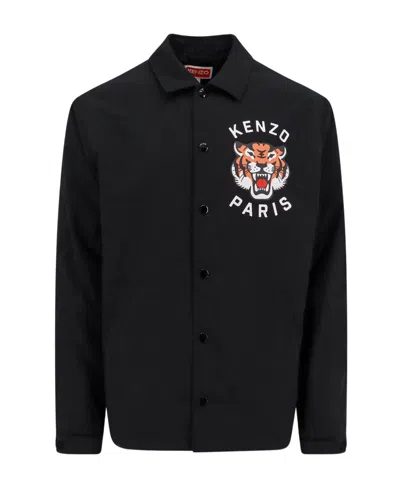 Kenzo Lucky Tiger Jacket In Black