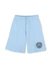 Kenzo Tiger Track Shorts In Blue
