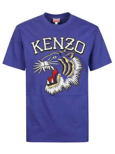 Kenzo Tiger Varsity Classic T-shirt In Purple