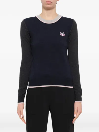 KENZO TIGER-PATCH SWEATER