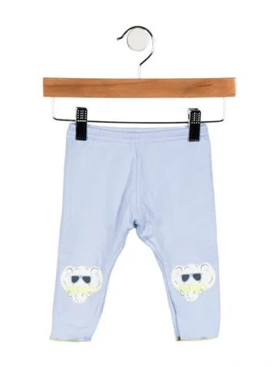 Pre-owned Kenzo Babies' Toddler Boys' Elephant Graphic Pants In Blue