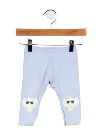 Pre-owned Kenzo Babies' Toddler Boys' Elephant Graphic Pants In Blue