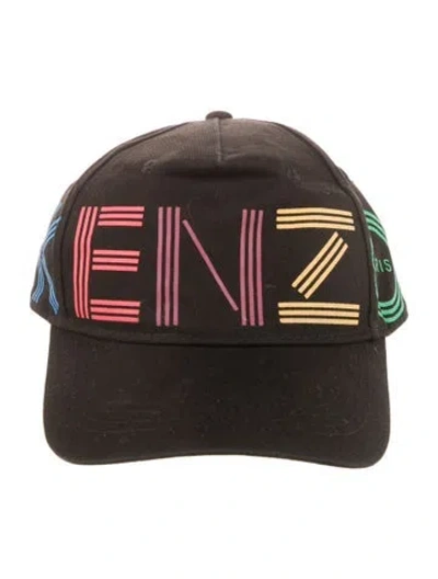 Pre-owned Kenzo Babies' Toddler Boys' Graphic Printed Baseball Cap In Black
