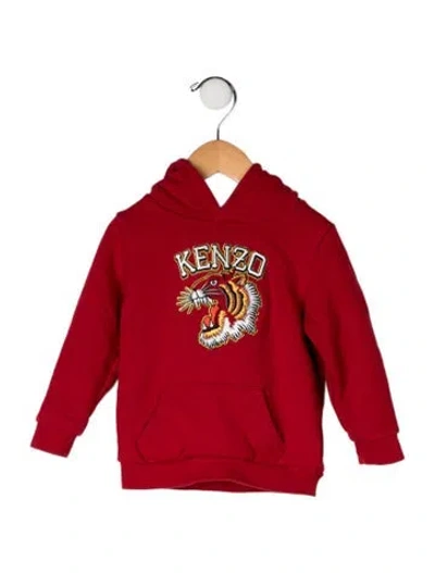 Pre-owned Kenzo Babies' Toddler Boys' Graphic Printed Sweatshirt In Red
