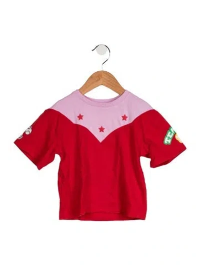 Pre-owned Kenzo Babies' Toddler Girls' Multicolor Printed Top In Red