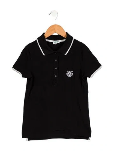 Pre-owned Kenzo Babies' Toddler Girls' Polo Dress In Black