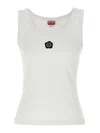 Kenzo Tank Top "boke Flower 2.0" In Black