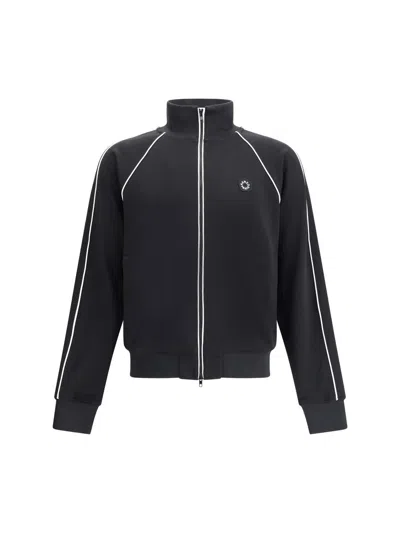 Kenzo Men Boke Flower Zip-up Sweatshirt In Black