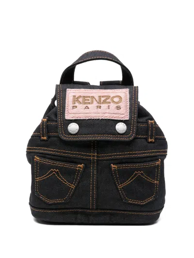 Kenzo Top-handle Backpack In Black